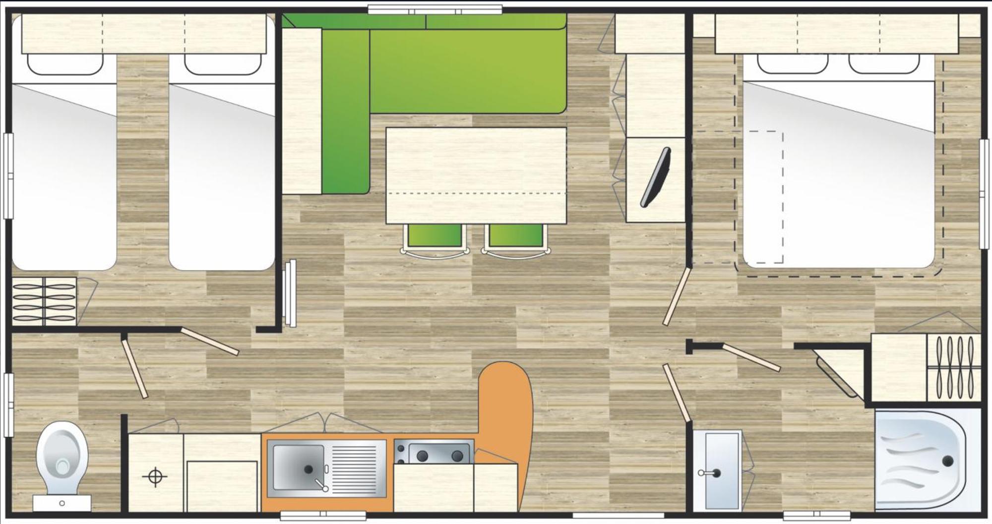Le Muscat - Bungalow Pour 5 - Tv - Clim Boofzheim Eksteriør bilde